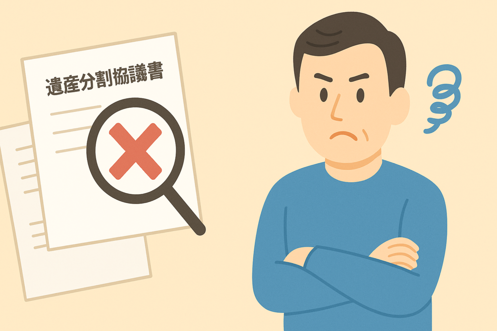 不正な遺産分割が疑われる場合の対応