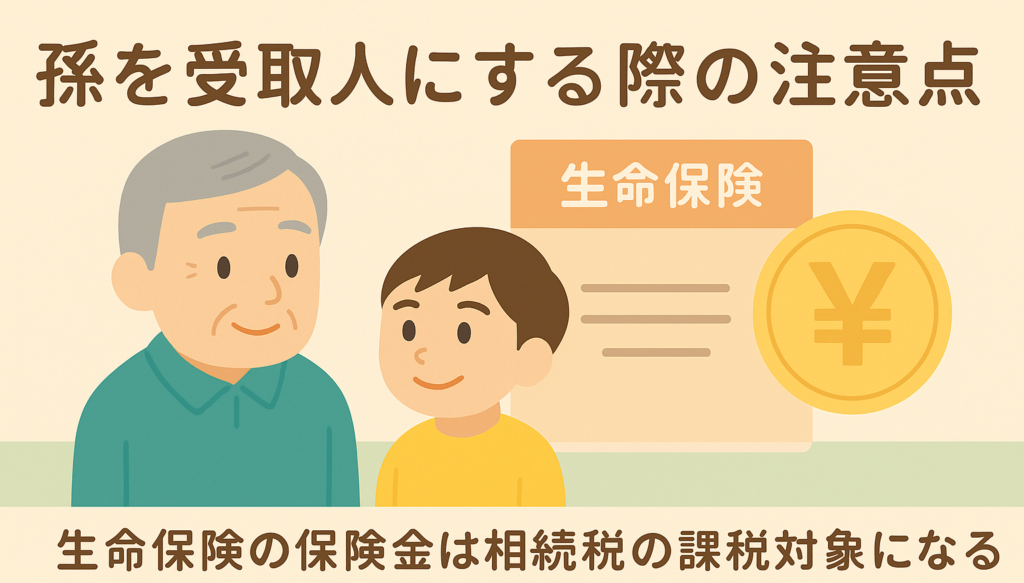 孫を受取人にする際の注意点