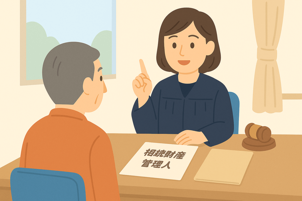 家庭裁判所から連絡が来る場合：相続財産管理人選任時など