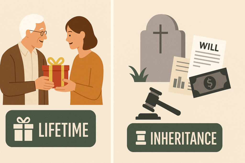 生前贈与と相続は何が違うの？