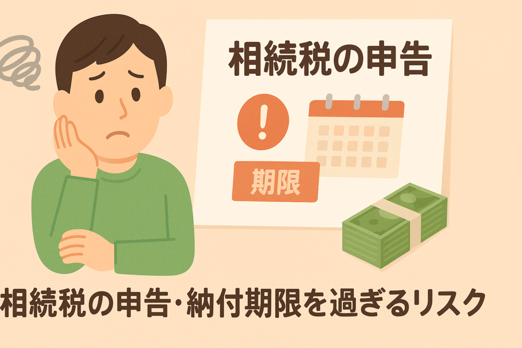 相続税の申告・納付期限を過ぎるリスク