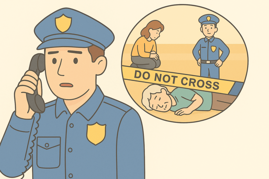 警察から連絡が来るケース：事件性がある場合や身元確認